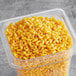 A plastic container of Barilla Protein+ Elbows Pasta.