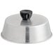 An American Metalcraft aluminum basting cover with a black handle.