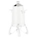 A white metal Vollrath soup urn cover.