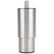A silver metal cylinder with a screw on the end.