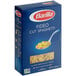 A blue box of Barilla Fideo Cut Spaghetti pasta.