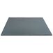 A square grey tempered glass buffet board.