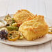 A plate of fried fish and vegetables with Golden Dipt batter mix.