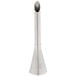 A silver metal Ateco Bismark piping tip.