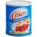 A case of 6 Crisco All Vegetable Shortening cans.