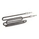 A ServIt heating element with two metal heaters and two wires attached.