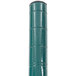 A green cylindrical Metroseal 3 post with black bands.