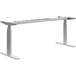 A white rectangular HON metal base with legs.