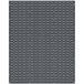 A Quantum grey steel louvered panel with holes.