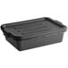 A black polypropylene Choice drain box with lid.