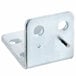 An Avantco metal corner bracket with holes.