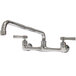 Advance Tabco K-11 Wall-Mount Faucet with 8 inch Centers and 14 inch Swing Spout - Lead-Free