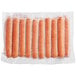 A package of Nathan's Famous 6" 6/1 Beef Franks in plastic wrap with a red and white label.
