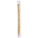 A tall stack of JOY flat bottom jacketed cake cones in a white plastic bag with black lines.