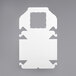 A white box with a square cut out.