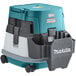 A blue and white Makita XCV20Z 18V X2 LXT Lithium Ion 36V cordless wet/dry vacuum cleaner box.