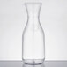 Cambro WW1000 CamView Camliter 34 oz. Tritan Plastic Beverage Decanter With Lid