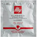 A box of 18 illy Classico Lungo single serve espresso pods.