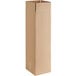 A tall Lavex Kraft cardboard shipping box on a white background.