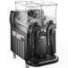 A black Bunn Ultra NX slushy machine with clear containers.