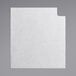 A white piece of Vito Fryfilter non-woven fryer oil filter paper.
