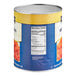 A Del Destino #10 can of diced red bell peppers with the label on it.