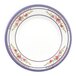 A white Thunder Group melamine plate with a floral border.