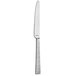An Amefa Felicity stainless steel dessert knife with a textured silver handle.
