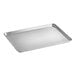 A full-size aluminum bun or sheet pan with a wire-reinforced rim.