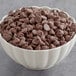 A bowl of HERSHEY'S Semi-Sweet chocolate chips.