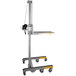 A Paragon Pro Manufacturing Solutions Cabinetizer seat base depth extension with wheels.