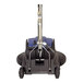 A black and blue Powr-Flite Millennium floor burnishing machine with a handle.