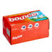 A red box of Bounce fabric softener dryer sheets with white and blue text.