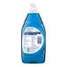 A close-up of a bottle of Dawn dishwashing liquid with a blue label.