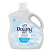 A white bottle of Downy Ultra Free & Gentle Liquid Fabric Conditioner with blue text.