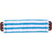 A blue and white striped Unger SmartColor MicroMop pad.