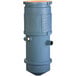 A blue Thermaco Trapzilla grease interceptor cylinder with a white cover.