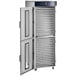 An Avantco stainless steel food dehydrator cabinet with glass doors.