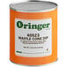 A white #10 can of Oringer chocolate waffle cone dip.