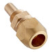 An Avantco liquid propane nozzle with a brass threaded end.