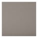A close-up of a dark gray vinyl padded seat on a Lancaster Table & Seating clear coat finish cross back bar stool.