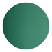 A green circle with a white background.