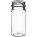 A 2.5 oz. clear PET energy bottle with a white lid.