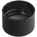A 28/410 black plastic cap with a foam liner.