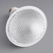A close-up of an Eiko 10 watt flood LED light bulb.