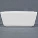 A white rectangular CAC China bowl.