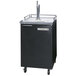 Beverage Air BM23-B Black Beer Dispenser 24 inch - 1 Keg Kegerator