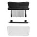 A black and silver Choice 48-blade meat tenderizer.