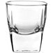 An Anchor Hocking clear shot glass.