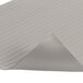 A close up of a gray Notrax Comfort Rest ribbed anti-fatigue mat.